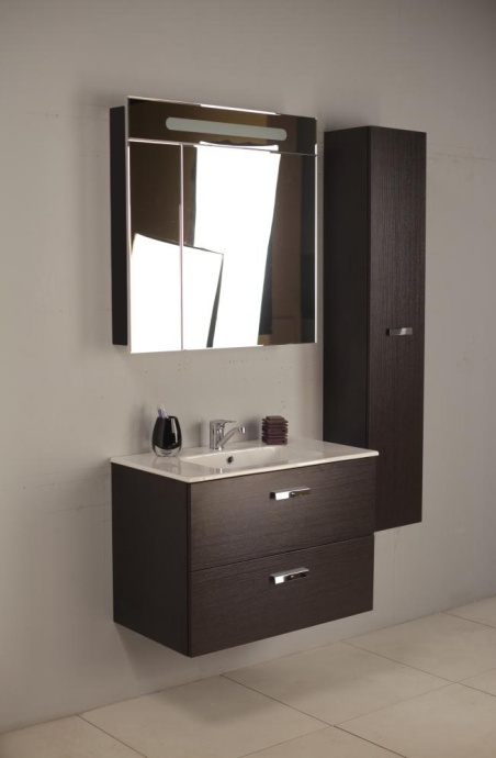 Зеркало-шкаф Roca Victoria Nord Black Edition 80 ZRU9000100 - 1