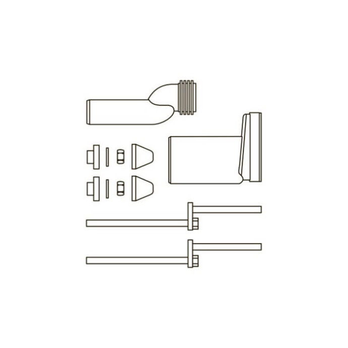 Монтажный комплект для изменения высоты установки унитаза 9880073 - 0