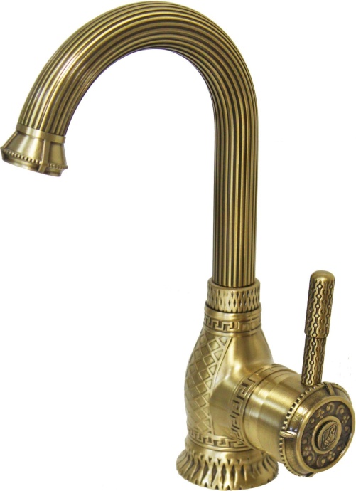 Смеситель Zorg Antic A 207U-BR для раковины - 0