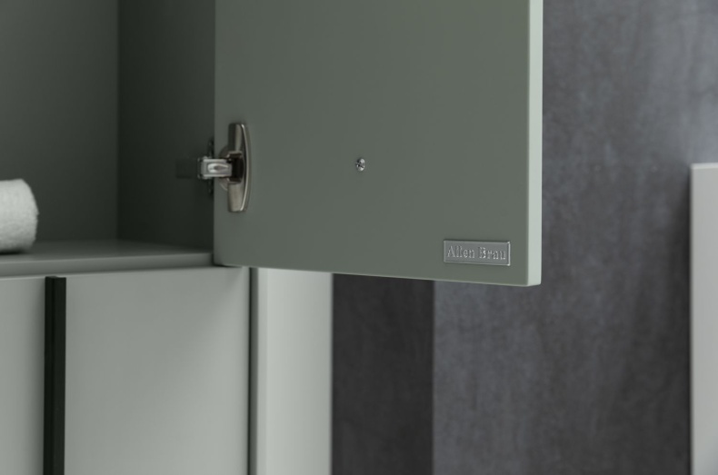 Шкаф пенал Allen Brau Reality 60 подвесной серо - зеленый матовый 1.32003.CGM - 11