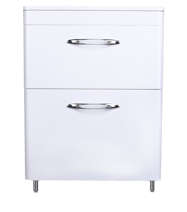 Тумба напольная Каре 60 (2 ящ.) Люкс белая, PLUS СС-00002265 - 5