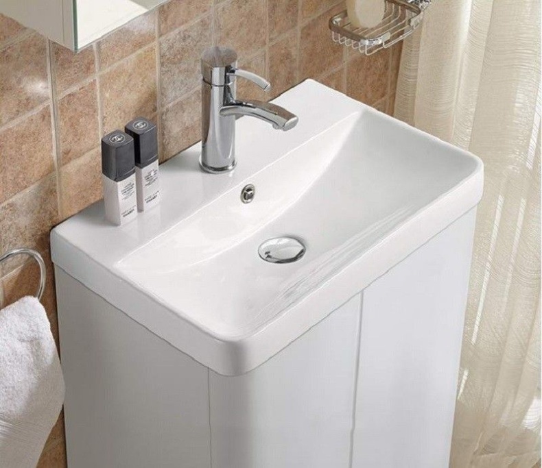 Раковина встраиваемая CeramaLux N 50.5 см белый  9595-50 - 0