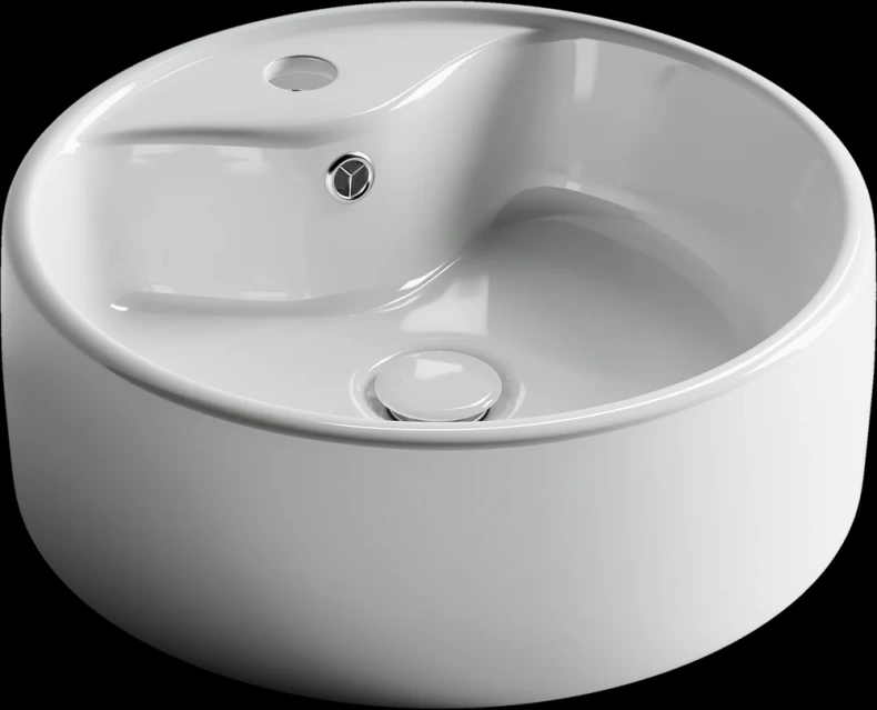 Раковина накладная Ceramica Nova Element 40х40 белый CN5027 - 0