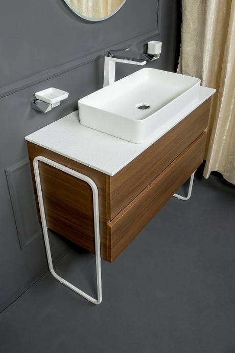 Тумба под раковину Armadi Art Vallessi 120 темное дерево 837-120-D - 6