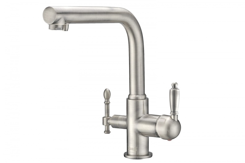 Смеситель Zorg Sanitary ZR 313 YF-33 SATIN для кухонной мойки - 0