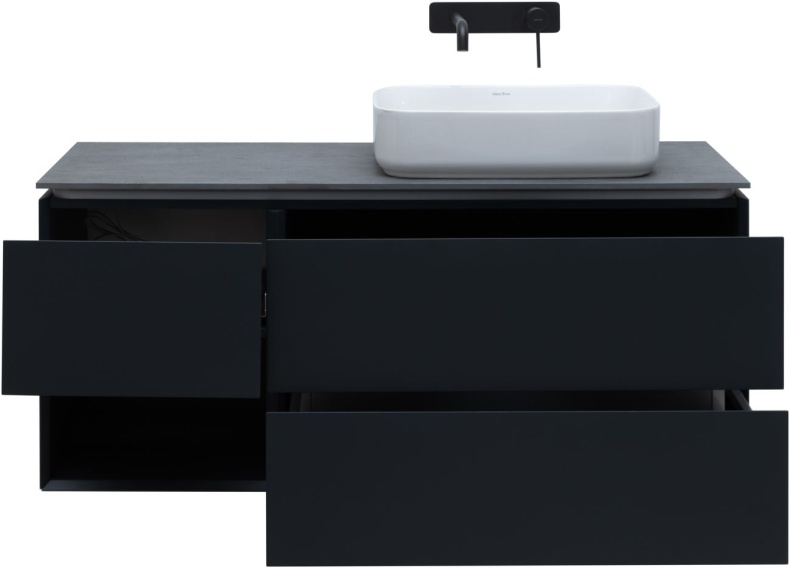 Тумба под раковину Allen Brau Infinity 120 R черный матовый 1.21007.AM - 4