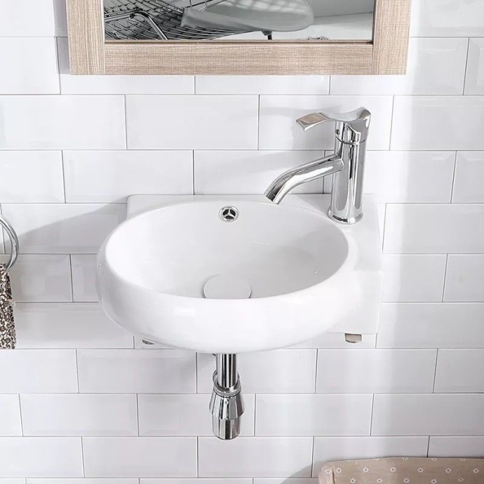 Раковина подвесная Ceramalux N 43 белый  9100L - 3