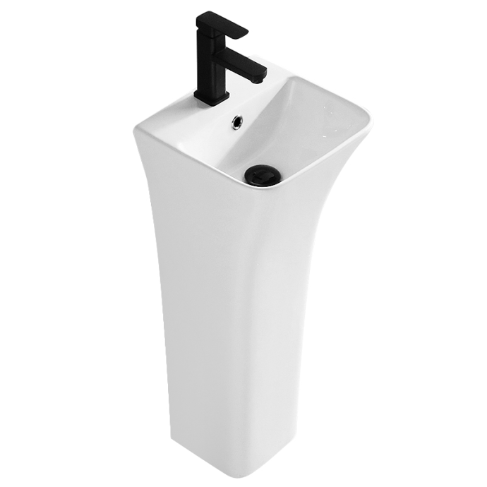 Раковина напольная CeramaLux N 33 см белый  G-515 - 1