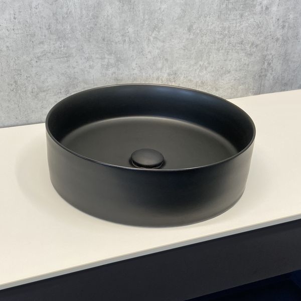  Раковина Comforty 9110 MB матовая черная 00-00002766 - 1