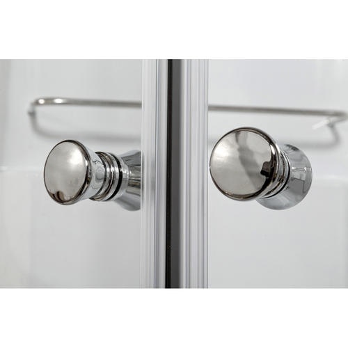 Душевая кабина Deto L 80х80 хром  L680NLED - 3