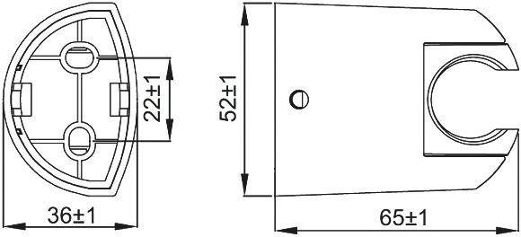 Держатель для лейки IDDIS 020  020CP00I53 - 2