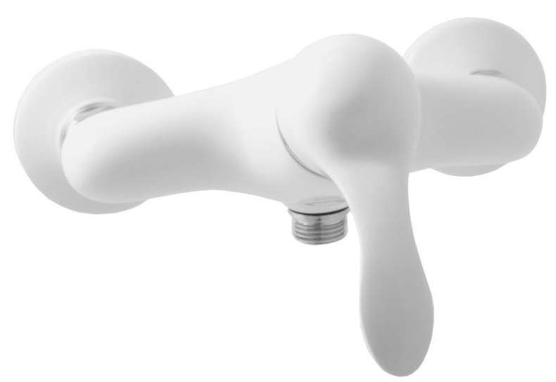 Смеситель для душа Rav Slezak Labe белый - хром L081.5BC - 0