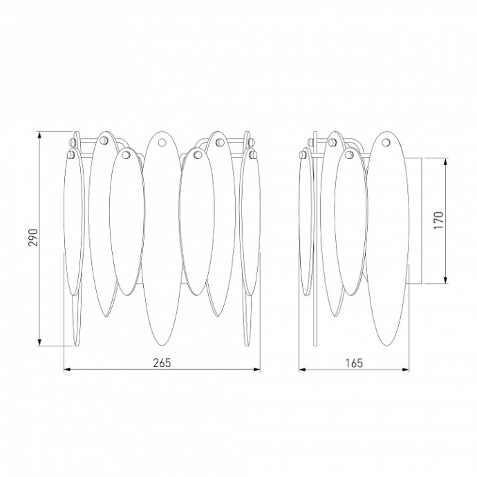 Накладной светильник Bogate's Canaria 326/1 - 1