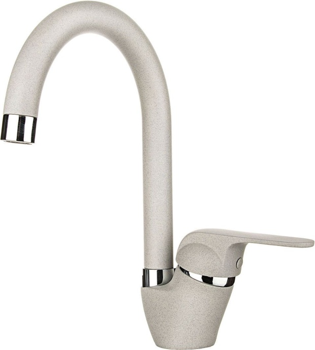 Смеситель Granula GR-1024 базальт, для кухонной мойки - 0