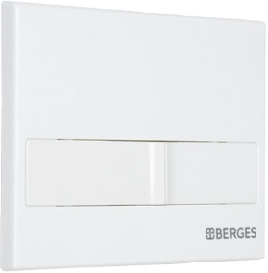 Кнопка смыва Berges Wasserhaus Novum L1 белый, глянец 040011 - 1