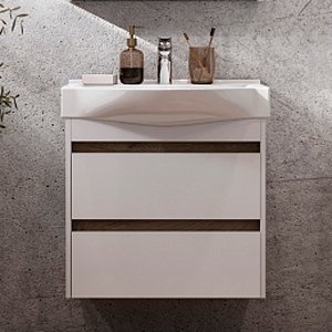 Тумба под раковину Aquaton Нортон 65 белый глянец 1A248801NT010 - 4