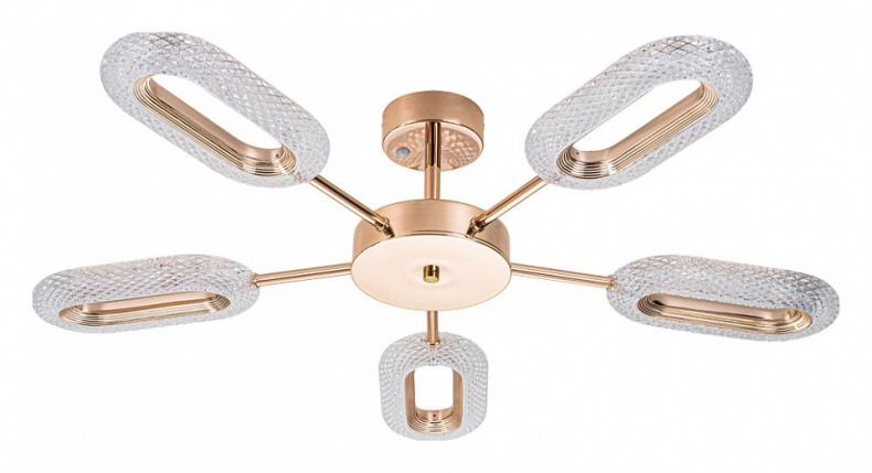 Люстра на штанге Arte Lamp Ovale A2489PL-5GO - 0