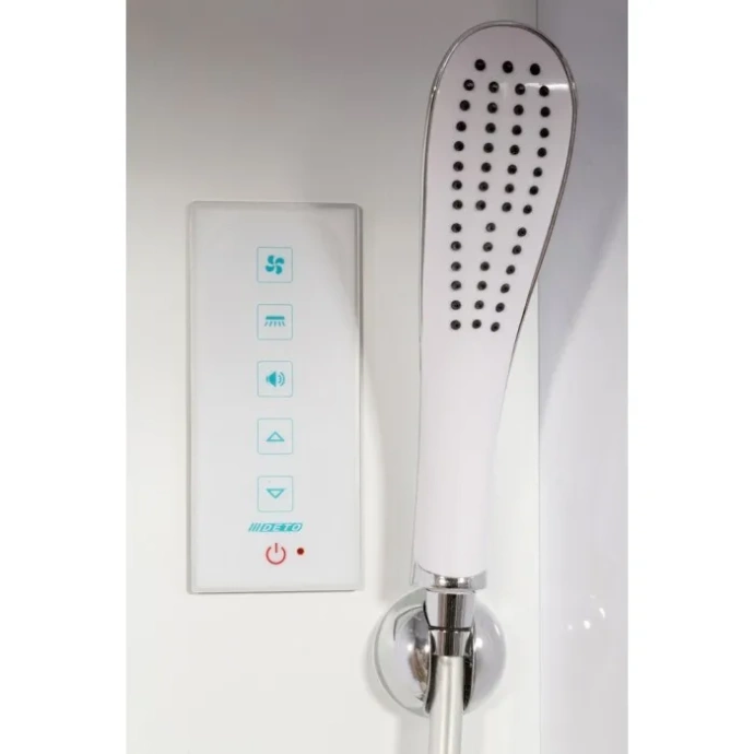 Душевая кабина Deto L 90х90 с электрикой, хром  L609EL - 2