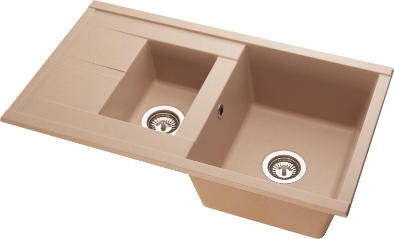 Мойка кухонная AQUATON Делия 87 латте 1A716232DE260 - 2
