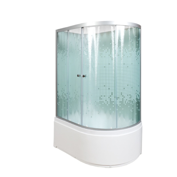 Душевая кабина Deto L 120х80 с гидромассажем, без крыши  L920LNGM - 0