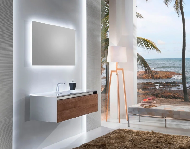 Зеркало Sanvit Кубэ 75 с подсветкой zkube75 - 1