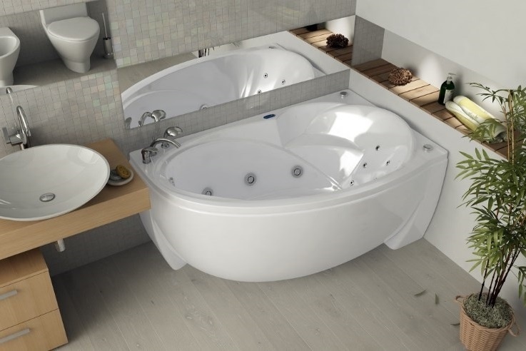 Акриловая ванна Aquatek Бетта 170x95 BET170-0000009 правая с гидромассажем - 4