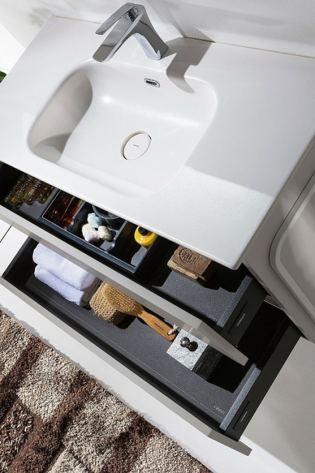 Тумба под раковину Armadi Art Vallessi 100 бежевый матовый 837-100-C mat - 8