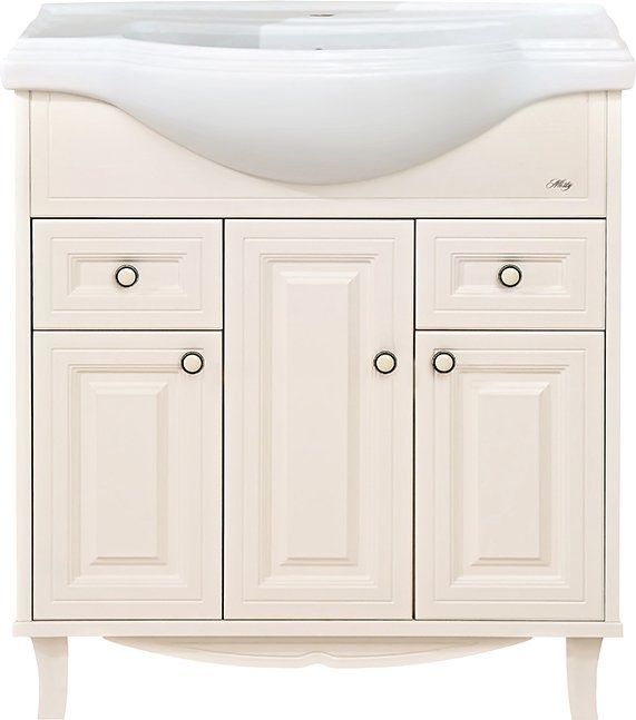 Мебель для ванной Misty Шармель 80 светло-бежевая эмаль - 2