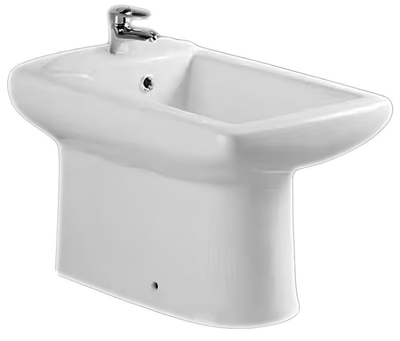 Биде напольное Ceramalux белый  9104С - 0