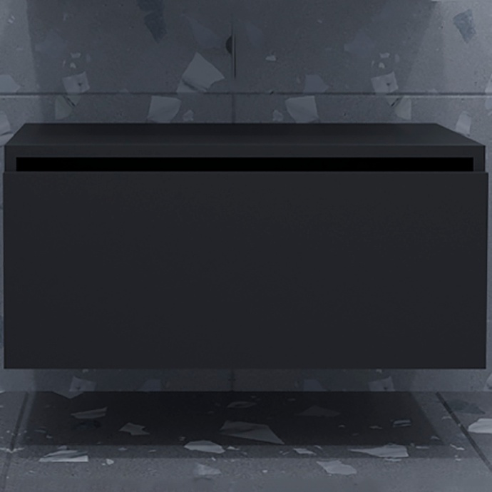 Тумба Armadi Art Flat Valessi Uno-S 80 подвесная черный глянец 897-080-A glossy - 0