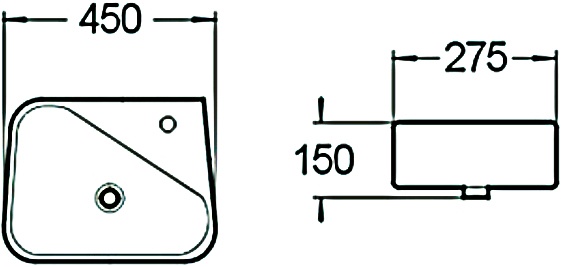 Рукомойник SantiLine SL-2017L - 1