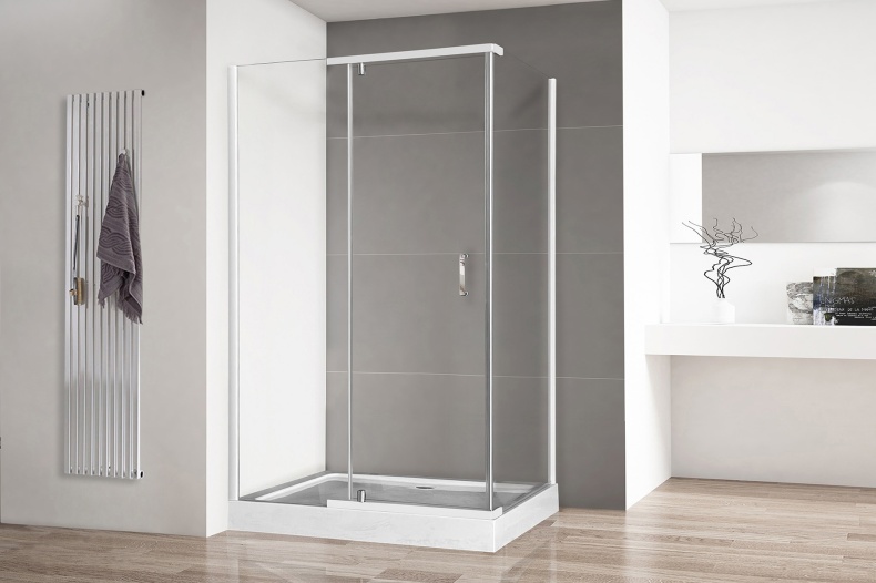 Душевой угол Royal Bath HPV 140х90 профиль белый стекло прозрачное RB9140HPV-T - 1