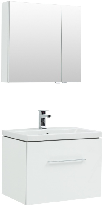 Зеркало-шкаф Aquanet Порто 70 белый 241748 - 1