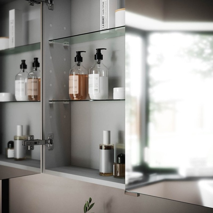 Зеркало-шкаф Sancos Hilton 120х74 с подсветкой Z1200 - 3