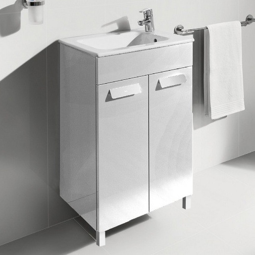 Тумба с раковиной Roca Debba 50 белый - 0