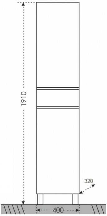 Комплект мебели Санта Марс 80 белый - 9