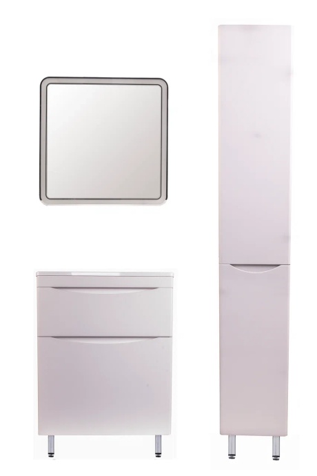 Тумба под раковину Style Line Бергамо 60 Люкс Plus, белый  СС-00002307 - 4