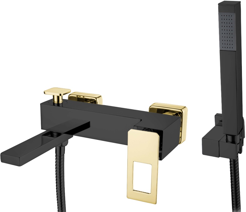 Смеситель Boheme Q 143-BG для ванны с душем - 0