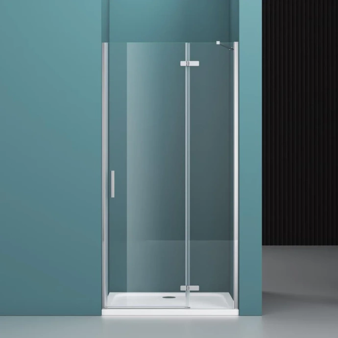 Душевая дверь BelBagno Kraft 90 профиль хром  KRAFT-60/30-C-Cr-R - 0