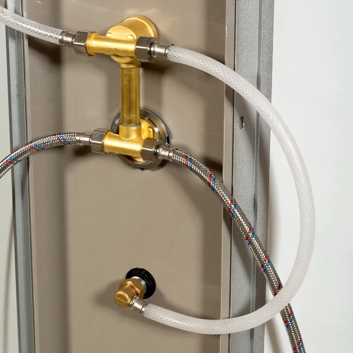 Душевая кабина Deto L 80х80 без крыши, хром  L780N - 5