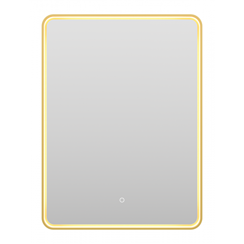 Зеркало Brevita Mercury 60x80 с подсветкой, золото  MER-Rett6-060/80-gold - 3