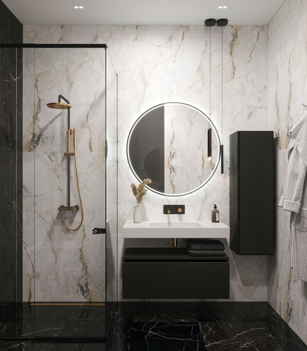 Раковина - столешница Armadi Art Flat 100 белый матовый 888-100 - 2