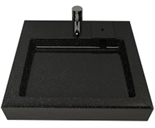 Раковина над стиральной машиной Stella Polar Солярис 60х60 черный SP-00001341 - 0