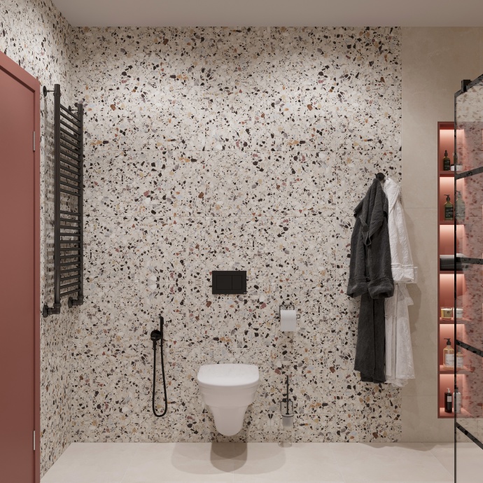 Держатель туалетной бумаги DIWO Смоленск П14788 черный муар - 3