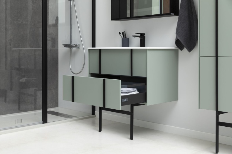 Тумба под раковину Allen Brau Reality 120 серо - зеленый матовый 1.32008.CGM - 18