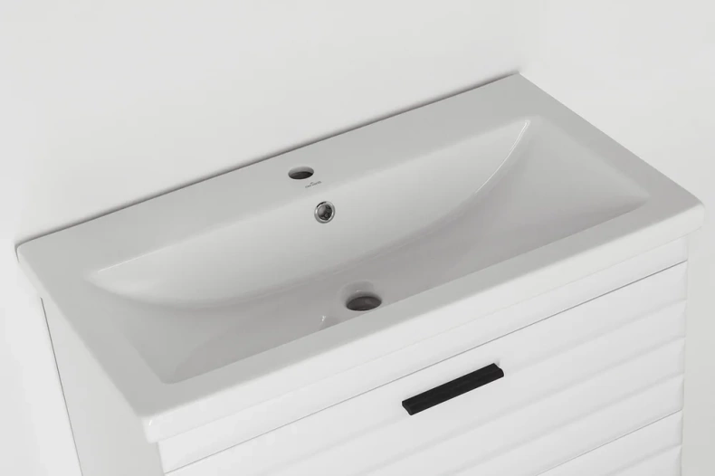 Мебельная раковина Stella Polar Сомо 80 белый UM-COM80/1 - 1