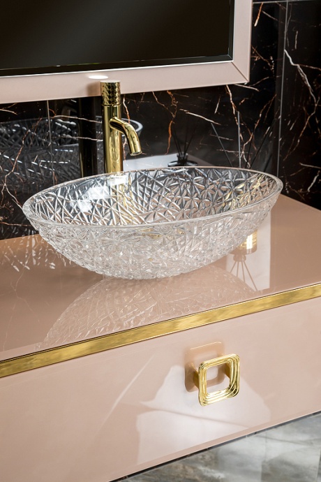 Тумба под раковину Armadi Art Lucido 100 розовый 770-100-Rose - 8