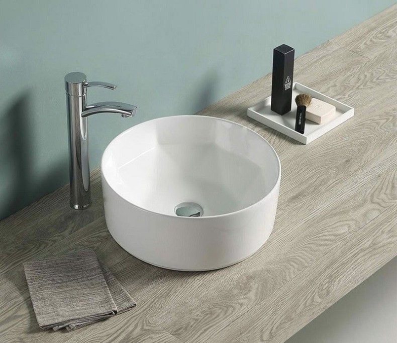 Раковина накладная Ceramalux N белый  9425 - 2