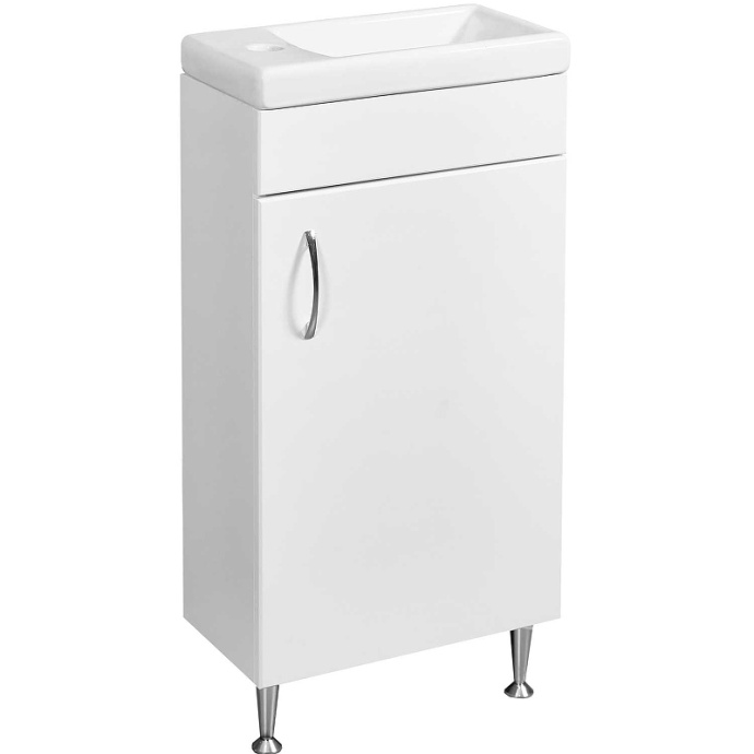 Тумба под раковину Stella Polar Концепт Сомо 40 белый SP-00000232 - 0