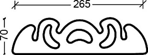 Ручка для мебели Armadi Art NeoArt Ajur золото 828-G - 5